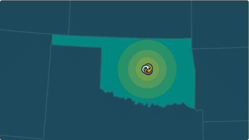 Oklahoma map